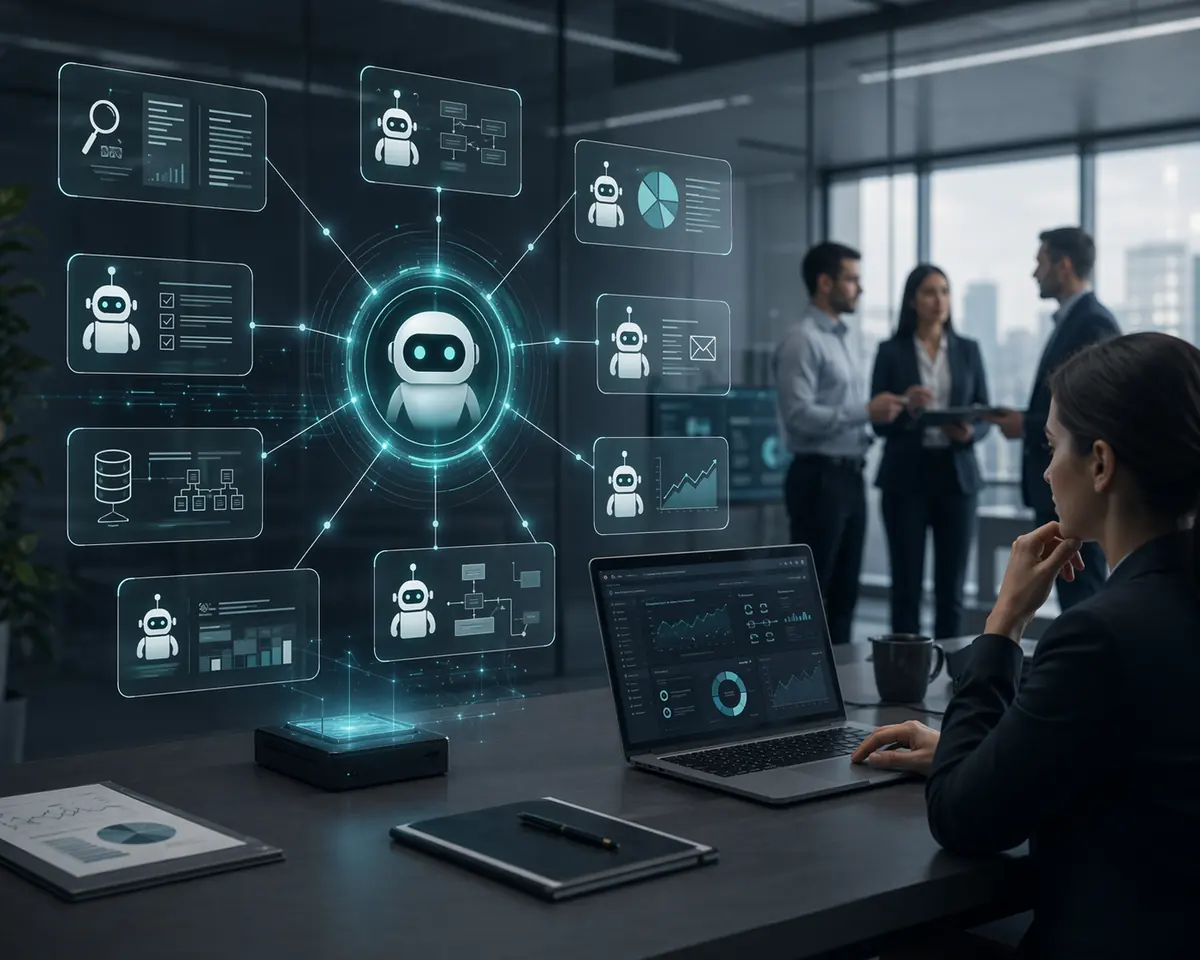 Melbourne operations and technology team planning governed AI agents and automation.