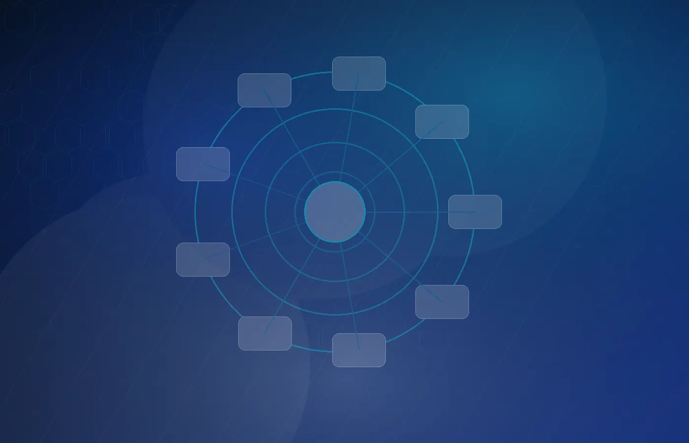 Abstract AI automation insight visual showing connected automations and decision signals.